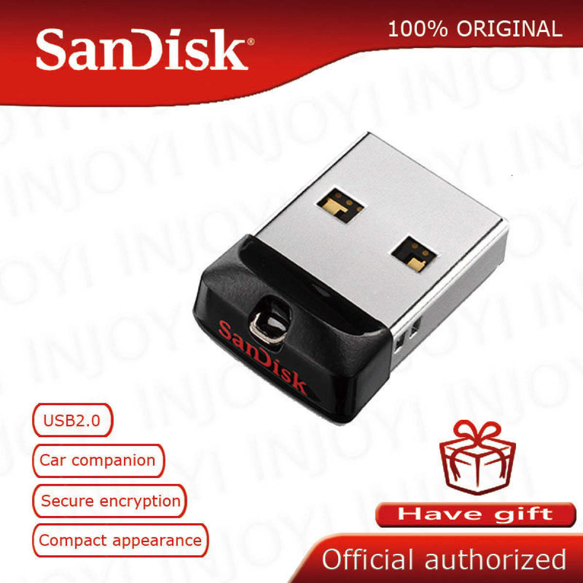 Sandisk แฟลชไดร์ฟ SANDISK CRUJIB 32 GB 64G 128G FLASZER FIT SDCZ33 032G G35