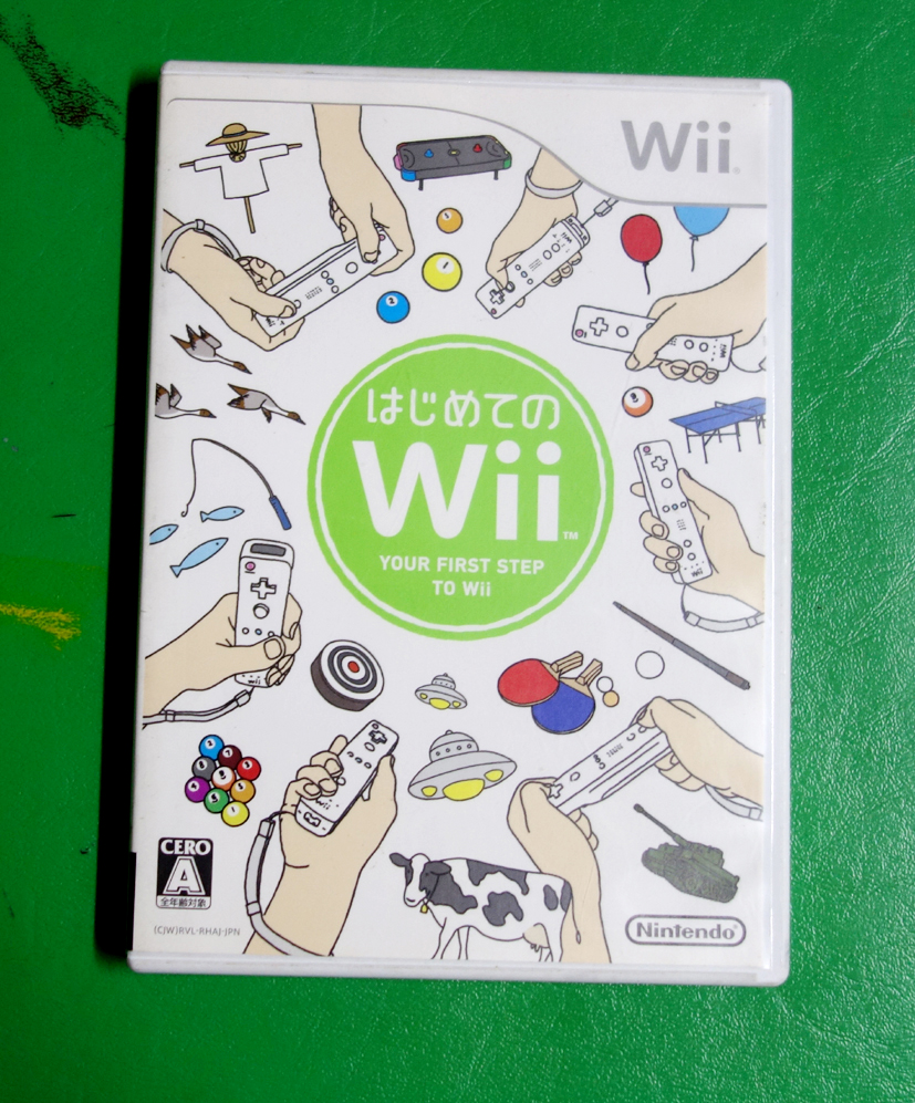 D9 ขายแผ่นเกมส์ของแท้ nintendo Wii  YOUR FIRST STEP TO WII  เกมส์กีฬาตามปก จำนวนผู้เล่น1-2คน  สินค้าใช้งานมาแล้วสภาพดีโซนเจแปนภาษาญี่ปุ่น