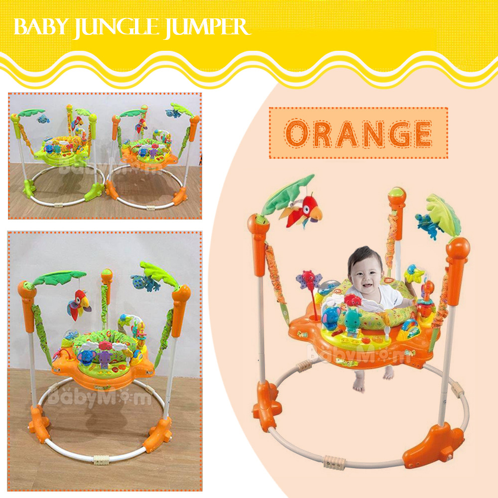 Jumper Jungle Jumbo จัมเปอร์ รุ่น Original เก้าอี้กระโดด 360 องศา ของเล่นเสริมพัฒนาการ พร้อมเสียงเพลงดนตรีสนุกน่ารัก nontoxic