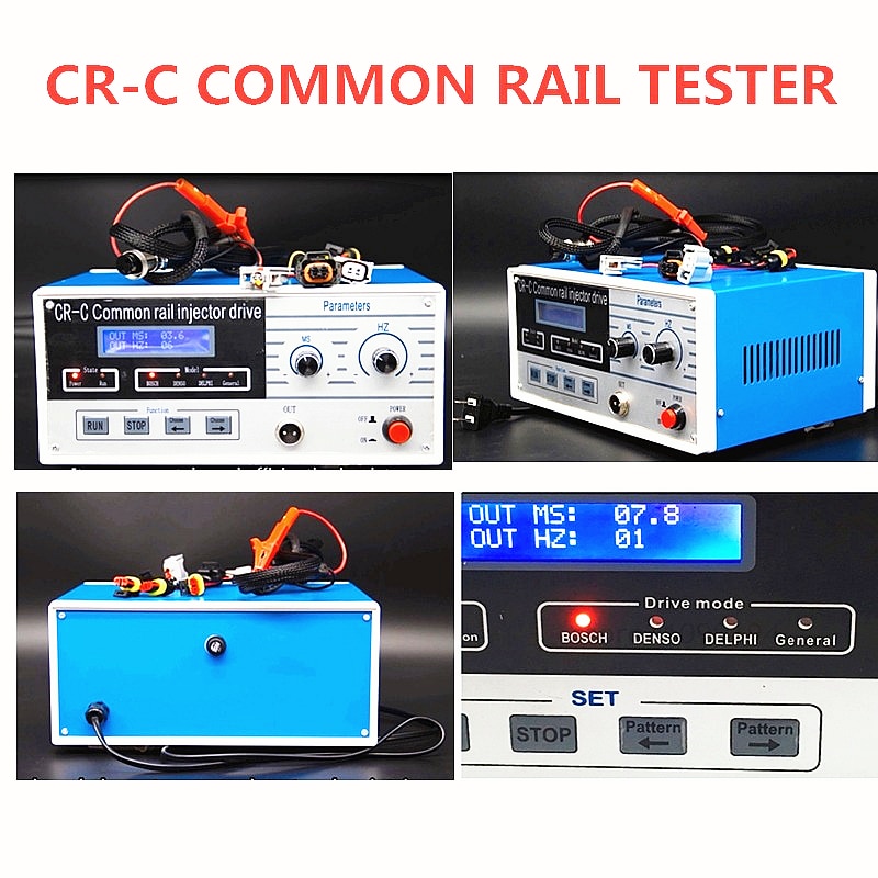 Free Shipping CR-C Diesel Common Rail Injector Simulator Drive Tester Repair Tools For BOSCH DENSO DELPHI SIMENS