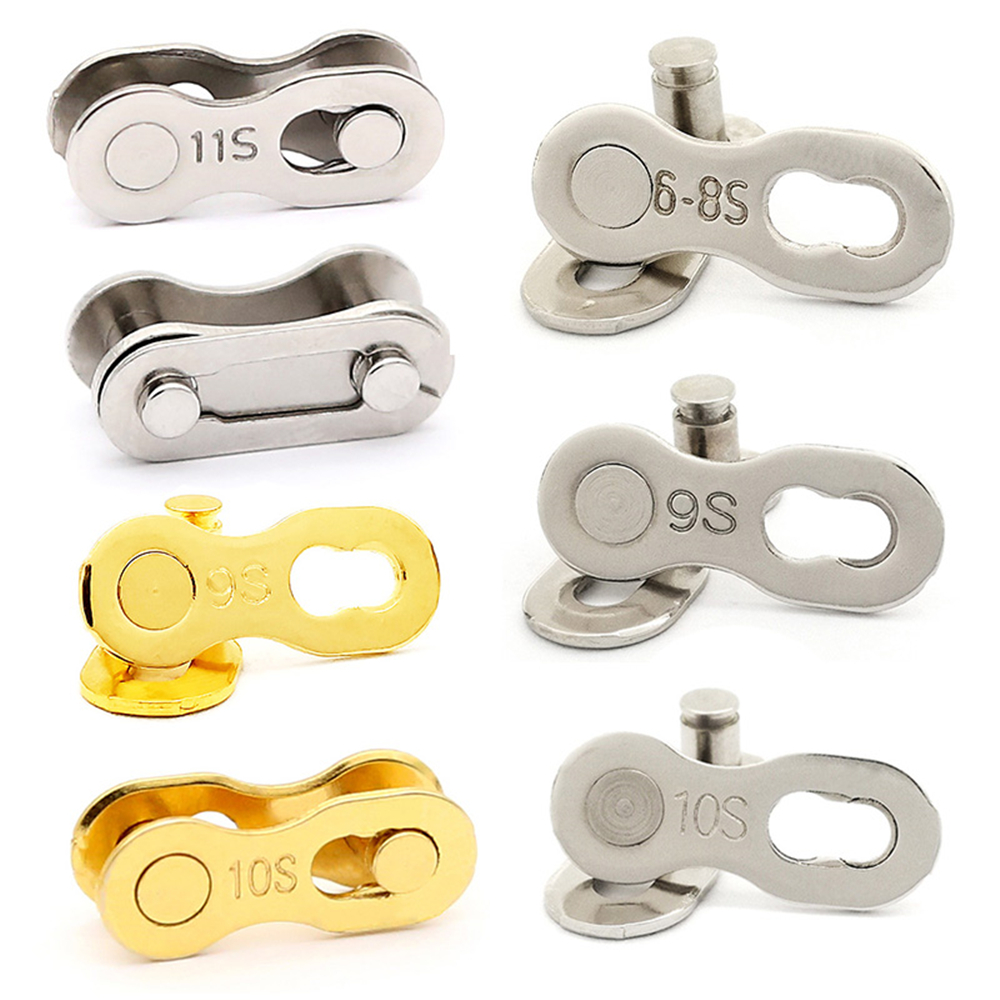 10Pcs Bicycle Locks Bike Chain Lock Connector Single Speed Master Link Joint Parts Bicycle