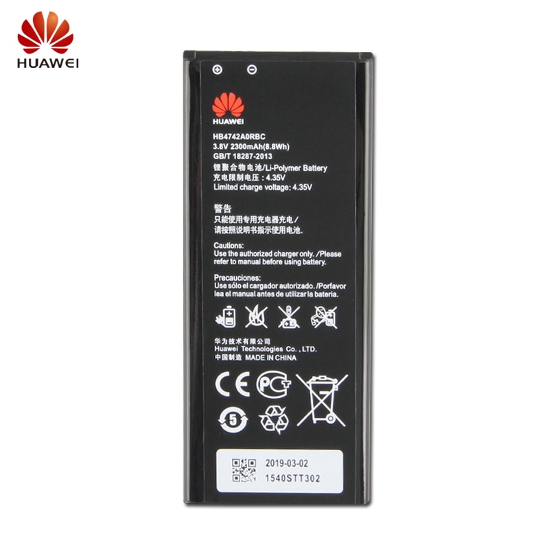 แบตเตอรี่ Huawei Honor 3C (HB4742A0RBC) Ascend G630 G730 G740 H30-T00 H30-T10 H30-U10 2300 mAh