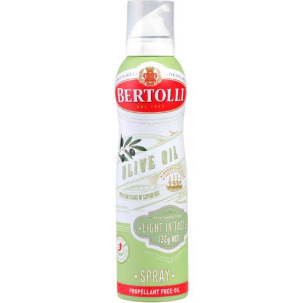 Bertolli Olive Oil Spray เบอร์ทอลลี่ น้ำมันมะกอกสเปรย์ 145ml.