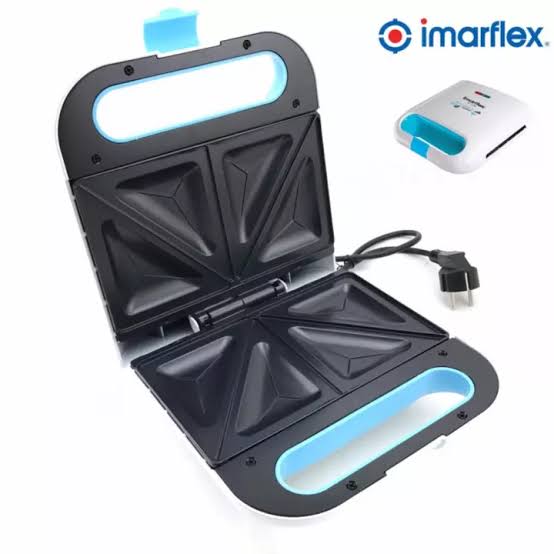 IMARFLEX เครื่องทำแซนวิช 2คู่ 4ชิ้น  รุ่น IF-436 คละสี