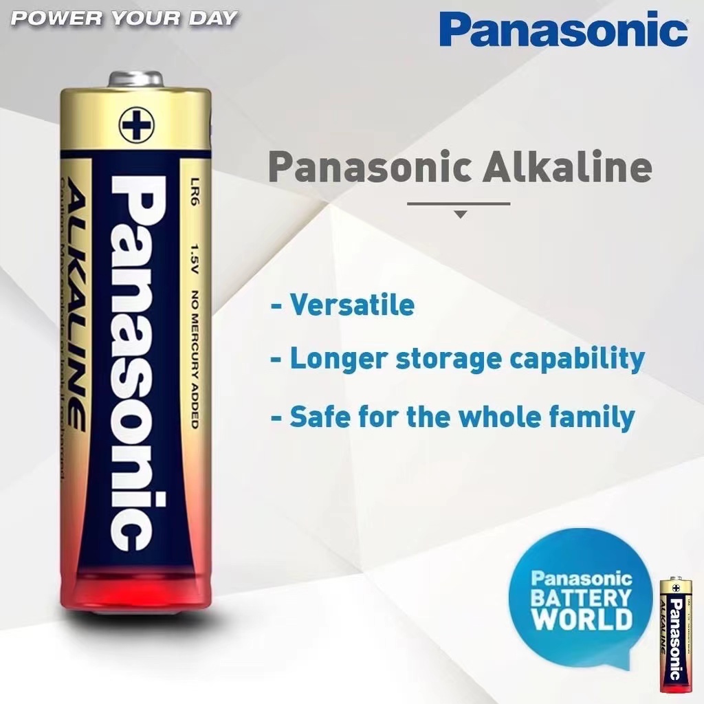 ถ่าน Panasonic 1.5V AA AAA 20 ก้อน ของแท้ ถ่าน ถ่านไฟฉาย พานาโซนิค ...