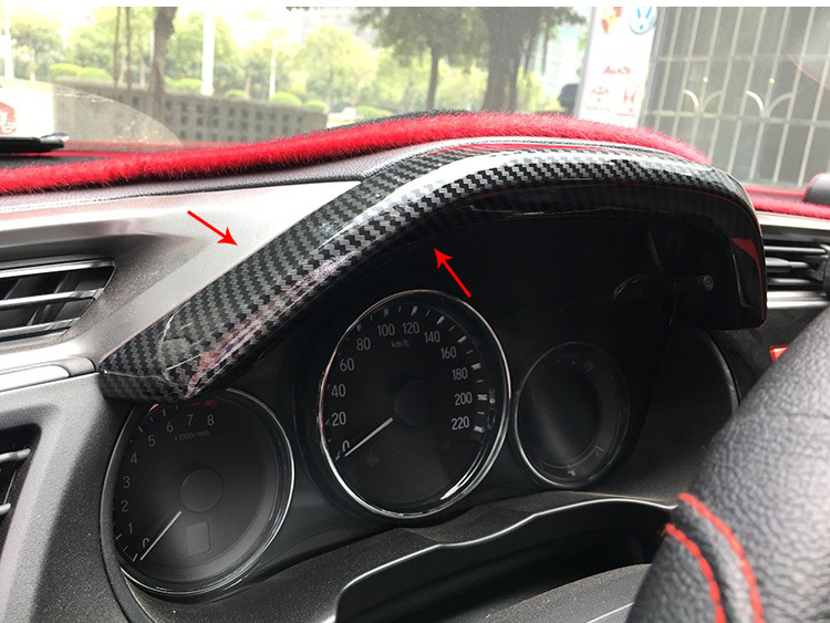 5Pcs Carbon Fiber Interior Dashboard Cover Trim For Chevrolet Camaro 2016-2022 E - Foto 13