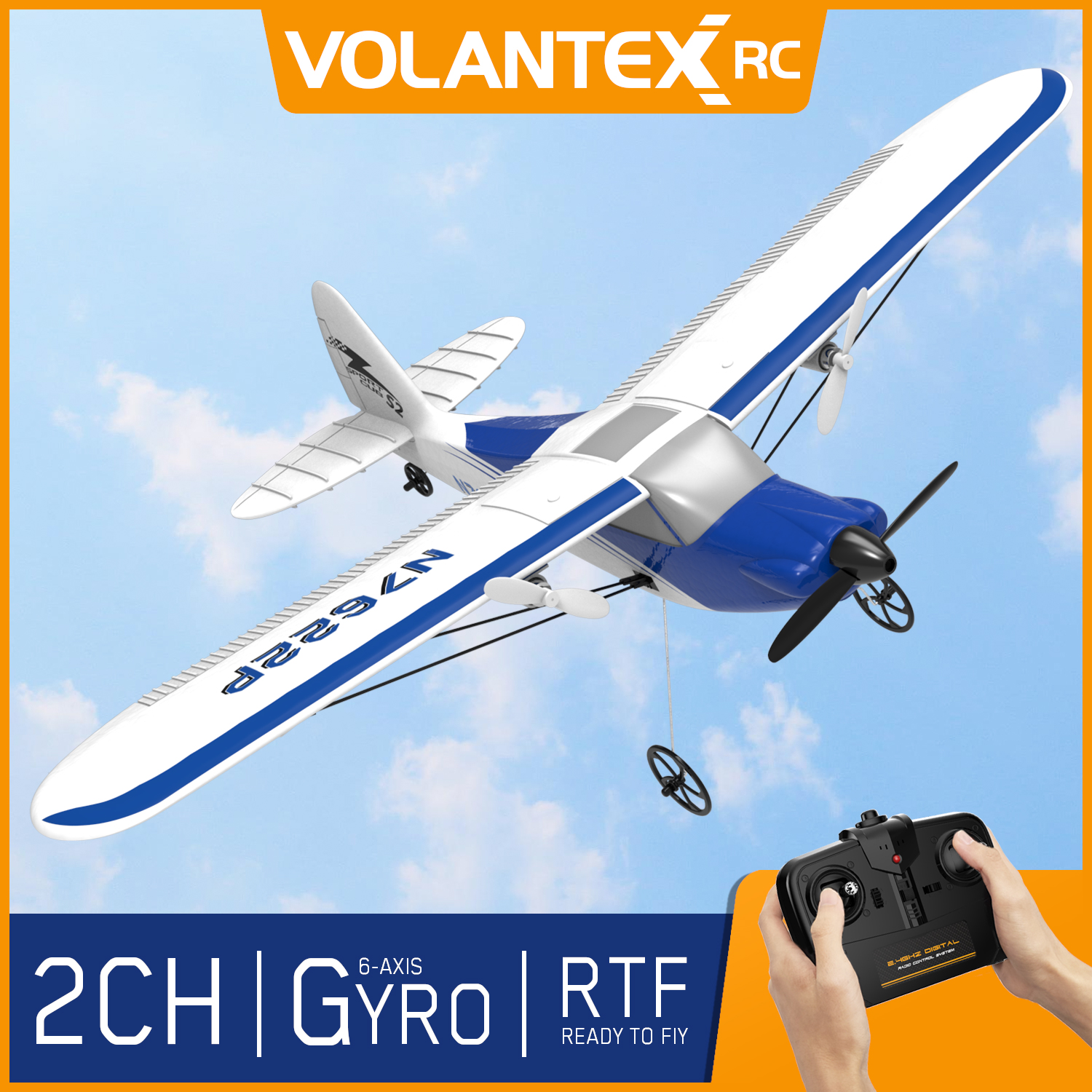 Volantex Rc Airplane Control Ghz Ch Mm Wingspan Fixed Wing Epp