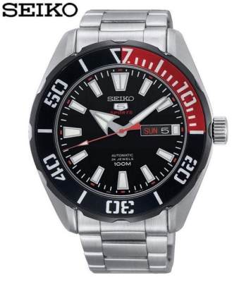 ดูภาพ SEIKO 5 Sports SRPC57K1 Red Bezel นาฬิกาอัตโนมัติ เพิ่มเติม SEIKO 5 Sports SRPC57K1 Red Bezel นาฬิกาอัตโนมัติ