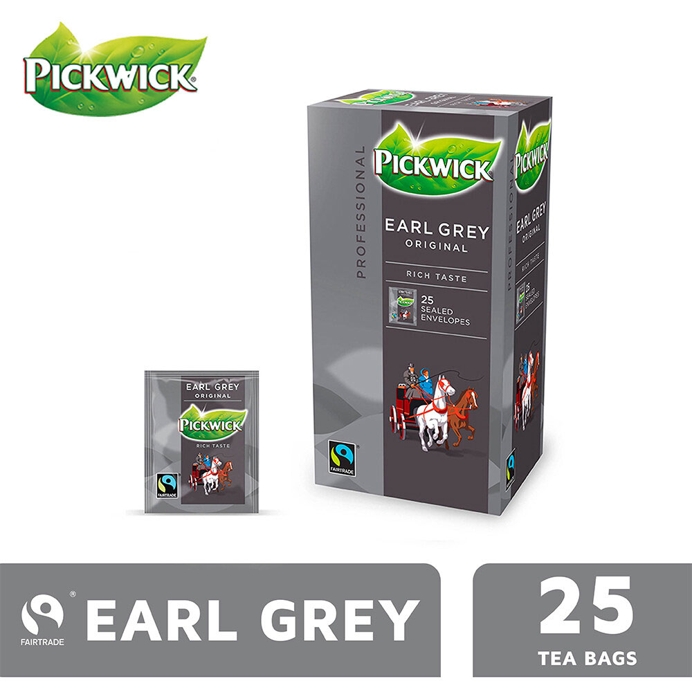 PICKWICK Earl Grey Tea ชาพิควิค ชาเอิร์ลเกรย์ แพ็ค 25 ซอง MixASale