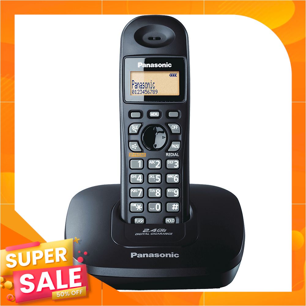 พานาโซนิค โทรศัพท์ไร้สาย รุ่น KX-TG3611BXB ราคาถูก