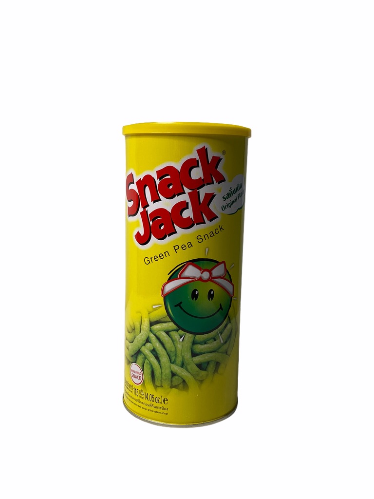 Snack jack Green Pea Snack สแน๊คแจ๊ค 1กระป๋อง/บรรจุปริมาณ 115g ราคาพิเศษ สินค้าพร้อมส่ง