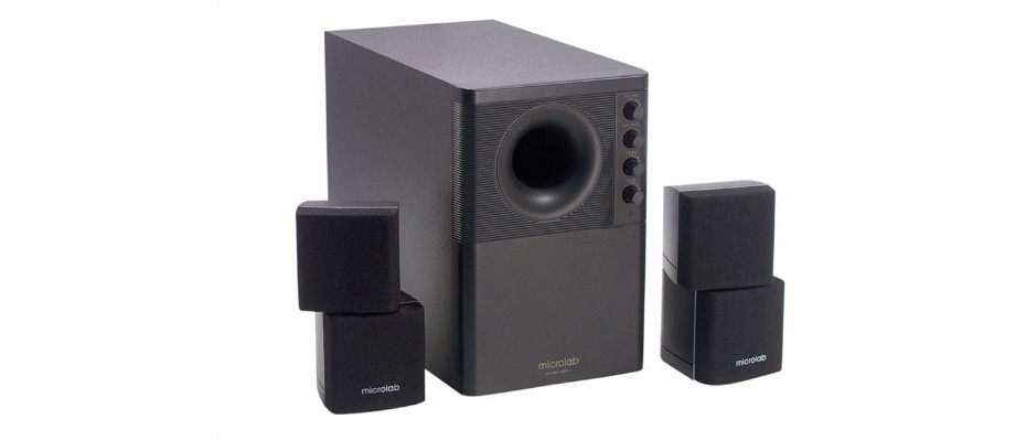 Microlab Speaker X2 ลำโพง (2.1 System)- Black ประกันศูนย์ 1 ปี
