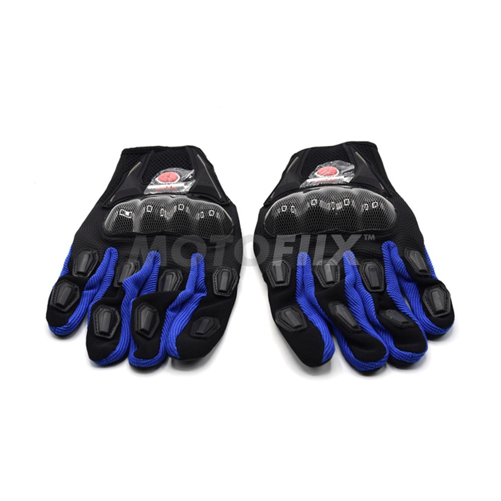 ถุงมือเต็มนิ้ว SCOYCO รุ่น MC09T SIZE XL สีดำ น้ำเงิน