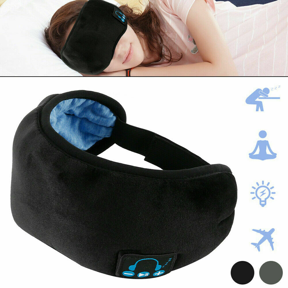 Sleep Headphones 3D Sleep Mask Bluetooth 5.0 Wireless Music Eye Mask