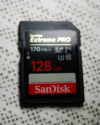 SanDisk Extreme Pro 128GB SDXC UHS-I SD Card 128GB (SDSDXXY_128G_GN4IN) SANDISK เมมโมรีี่การ์ด (128GB) รุ่น Extreme Pro
