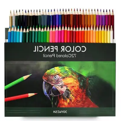 (18/36/72 Pcs) MILANDO Kid Children Wood Color Colour Pencil Drawing Colouring Crayon Art Pencils Paper Box