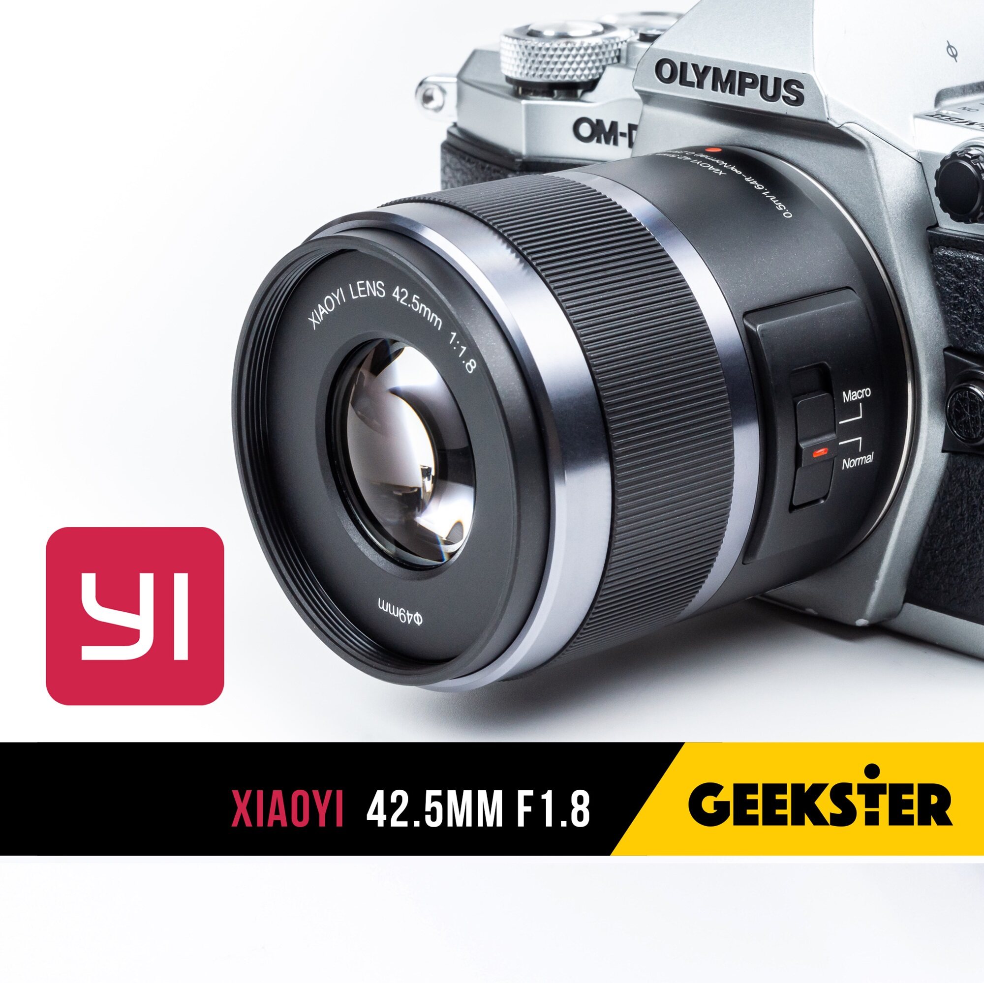 Xiaoyi 42.5mm F1.8 M43 เลนส์ออโต้โฟกัส สำหรับใส่กล้อง OLYMPUS AND PANASONIC LUMIX Mirrorless ได้ทุกรุ่น ( YI AUTO FOCUS Lens 42.5 mm F 1.8 ) ( AF / MF ) ( เลนส์ละลาย ) ( หน้าชัดหลังเบลอ ) ( สำหรับ กล้อง โอลิมปัส และ พานาโซนิค ) ( ออโตโฟกัส ) Macro มาโคร