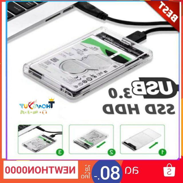 【จุดขายร้อน】 ใหม่ 2021 25Inch SATA 30 To USB 30 Hard Drive Disk Box HDD External Enclosure SATAHDD And SSD Trans กล่อง แบบใสพร้อมสายusb30