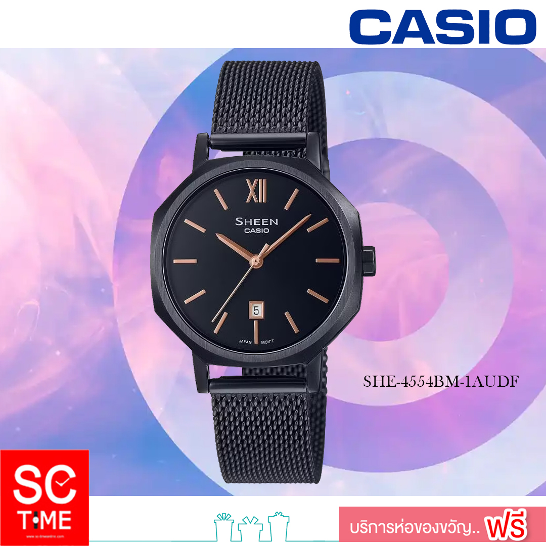 SHEEN CASIO SHE-4546PG-4AUティファニーブルー クォーツ SHE