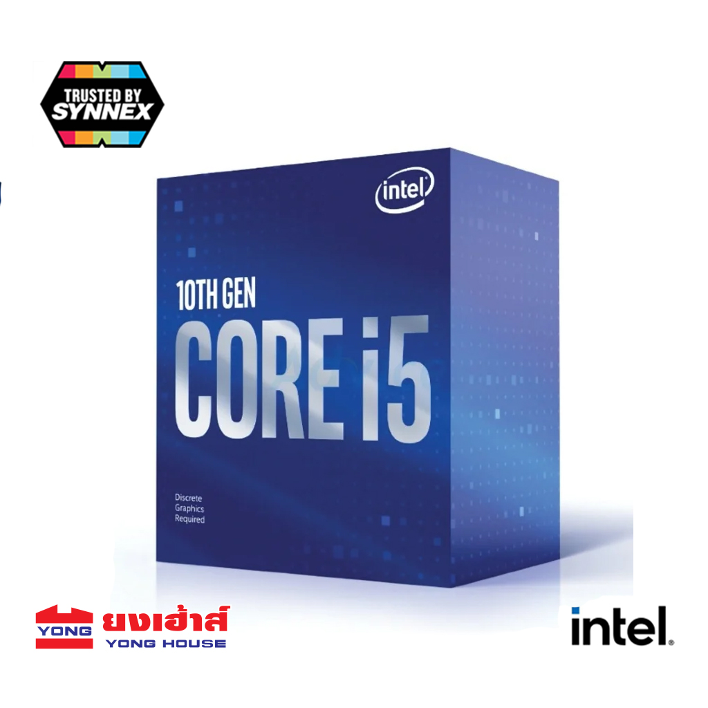 CPU INTEL CORE I5 - 10400F LGA 1200 2.9 GHz รับประกัน 3 ปี ซีพียู อินเทล
