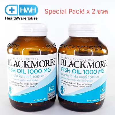 Blackmores Fish Oil 1000 80 Capsules Double Pack!!