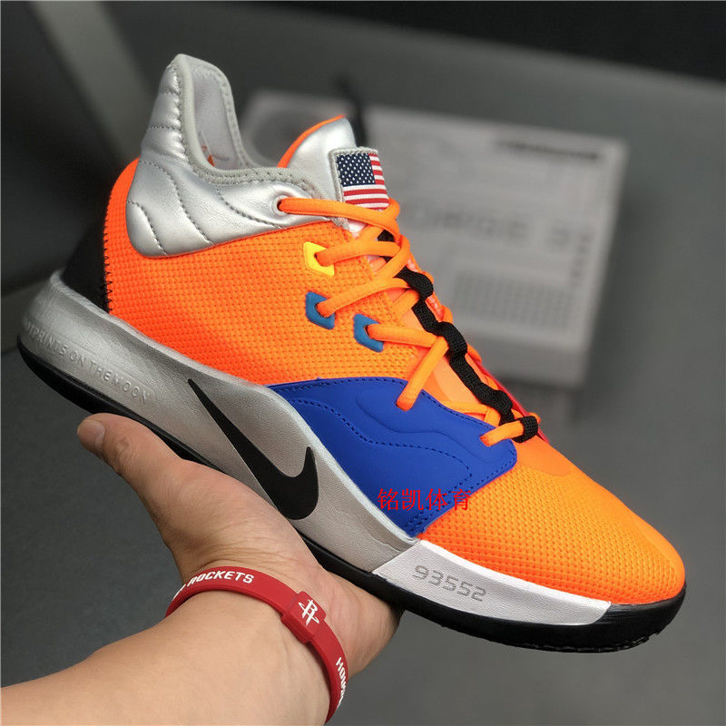 NikePG3พอลจอร์จ3รองเท้าบาสเกตบอลรุ่นแพลทินัมนักบินอวกาศเหยื่อปลาวันแม่PG4รองเท้าสำหรับผู้ชายและผู้หญิง