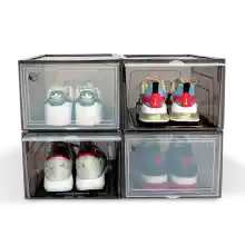 ภาพขนาดย่อของภาพหน้าปกสินค้าClip Pac ETC PAC กล่องใส่รองเท้า เซ็ท 4 กล่อง รุ่น Standard View เปิดด้านหน้า แข็งแรง เรียงซ้อนกันได้ มีให้เลือก 2 สี จากร้าน Nanny Official Shop บน Lazada ภาพที่ 5