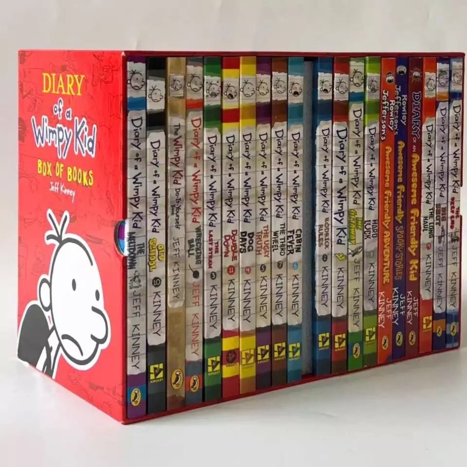 (พร้อมส่ง) เซท 23 เล่ม Diary of a Wimpy Kid (Box Set) หนังสือการ์ตูน