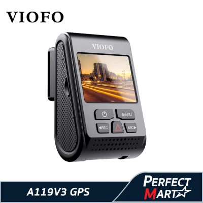 VIOFO A119V3 ฟรี GPS กล้องติดรถ สำหรับรถเน้นขับกลางคืน แสงน้อย สว่างสุด ความละเอียดวิดีโอ แบบ 2K 1600P รับประกันสินค้า 1 ปี ออกใบกำกับภาษีได้