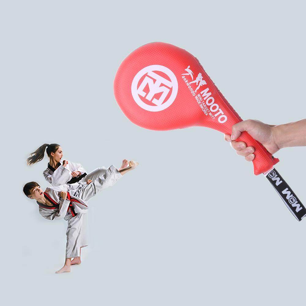 Kids Taekwondo PU Rebound Sponge Durable Double Kick Pad Target for Trainig Tool