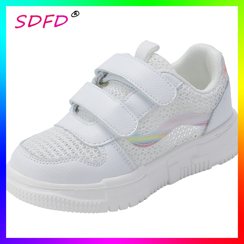SDFD รองเท้ากีฬาเด็ก รองเท้าเดินทาง รองเท้าลำลอง รองเท้าสีขาว รองเท้าตาข่ายองเท้าแตะเด็กผู้ชาย้องเท้าเด็กผญ