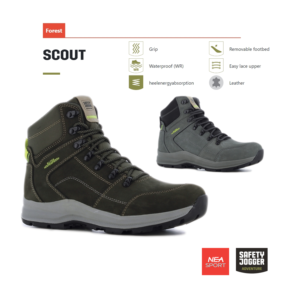 Safety Jogger Adventure - SCOUT รองเท้าเทรล เดินป่า ปีนเขา Walking ...