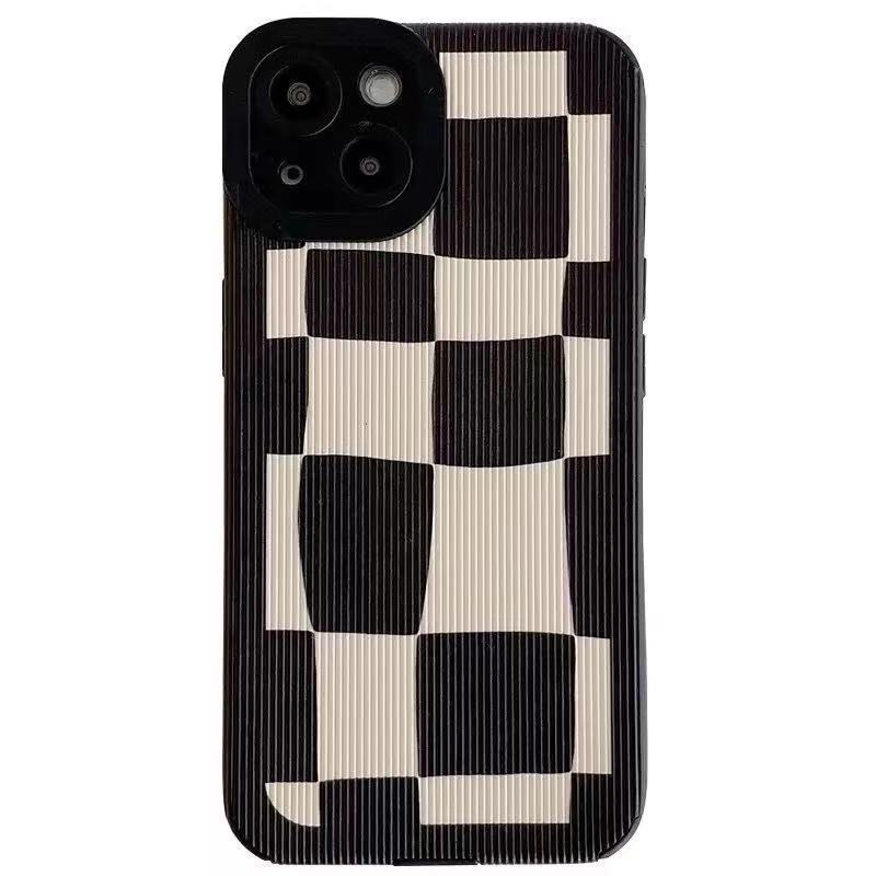 【คลังสินค้าพร้อม】 Casetify Checkered Case for IPhone 13 Pro Max Case/ 12/ 11/ XS/ XR/ X/ 8/ 7/ 6