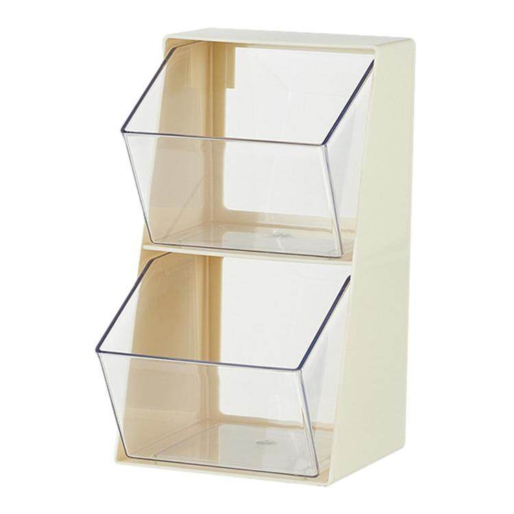 Tea Bag Holder Drawer Clear Tea Bag Organizer 2 Tier Tea Bags Holder