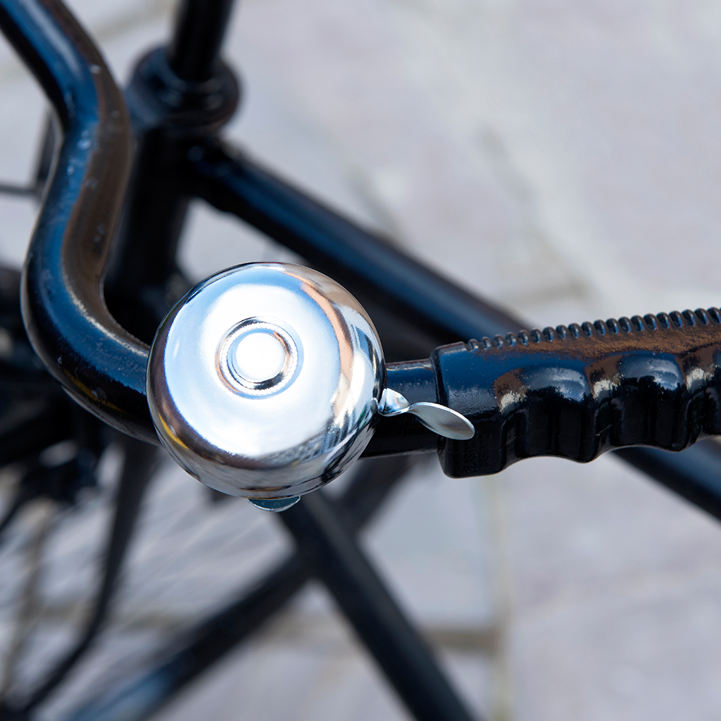 DDuck Shop / กระดิ่งรถจักรยาน อะไห่จักรยาน แตรจักรยาน อุปกรณ์เสริมรถจักรยาน กะดิ่งจักรยาน Bicycle Bell Retro Car Bell Super Ring Iron Bell Plating Shell Bell
