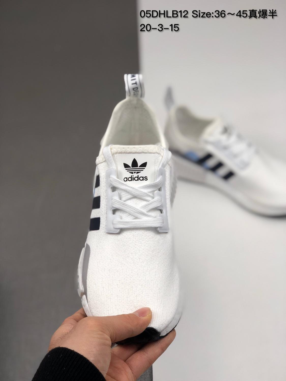 Adidas NMD R1 V2 Boost 3M sports shoes Couple shoes fashion Spring and