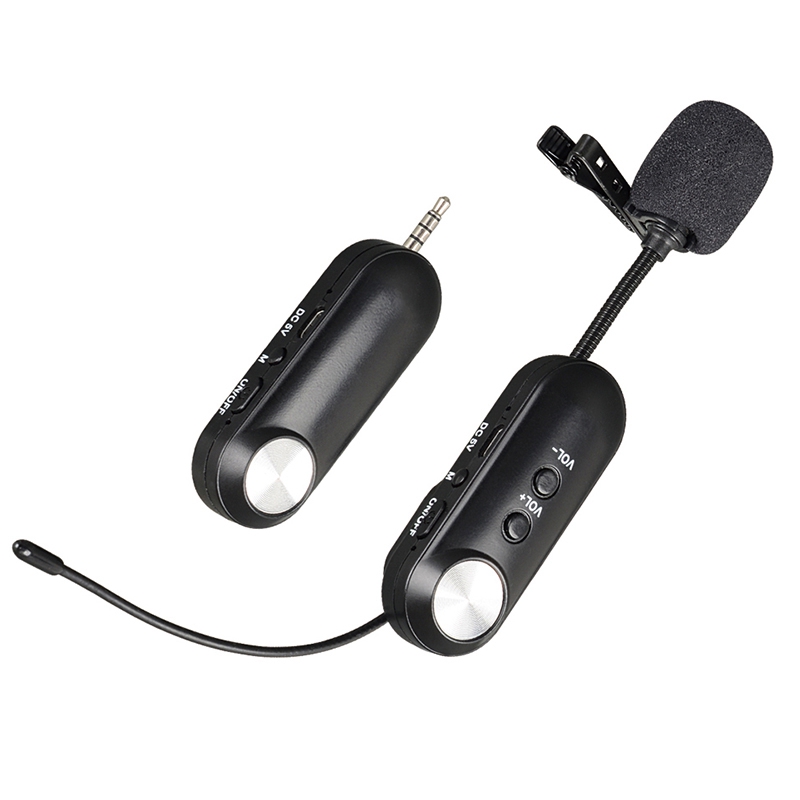 Wireless Microphone Clipon Collar Tie Microphone Mobile Cell Phone