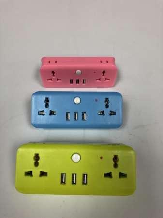 ปลั๊กนอก 4 ช่อง 3 USB 1 สวิทช์ รุ่น B-2