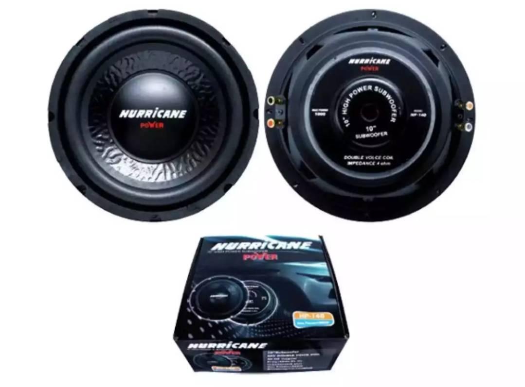 ดอกลำโพงรถยนต์ซัฟวูฟเฟอร์ 10 นิ้ว วอยซ์คู่ (4+4 ohm) car subwoofer วัตต์ คู่หนึ่ง