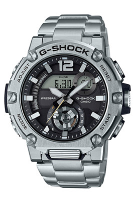 Casio G-Shock นาฬิกาข้อมือผู้ชาย สายสแตนเลส รุ่น GST-B300SD,GST-B300SD-1A - สีเงิน Casio G-Shock นาฬิกาข้อมือผู้ชาย สายสแตนเลส รุ่น GST-B300SD,GST-B300SD-1A - สีเงิน