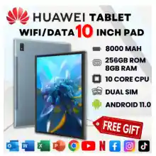 ภาพขนาดย่อของภาพหน้าปกสินค้าพร้อมส่ง แท็บเล็ต H Tablet หน้าจอ 10.1 นิ้ว  Android 8.1 หนึ่งซิม 4G LTE WIFI H Tablet X10 จากร้าน CHEAP_HOME63 บน Lazada ภาพที่ 1