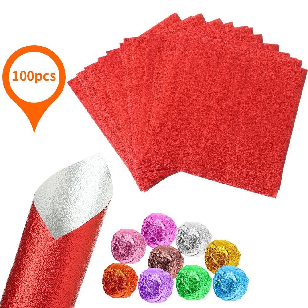 100pc Arbre Tour Eiffel cire papier tissu Candy Sweet Wrap Sulfurisé Papier