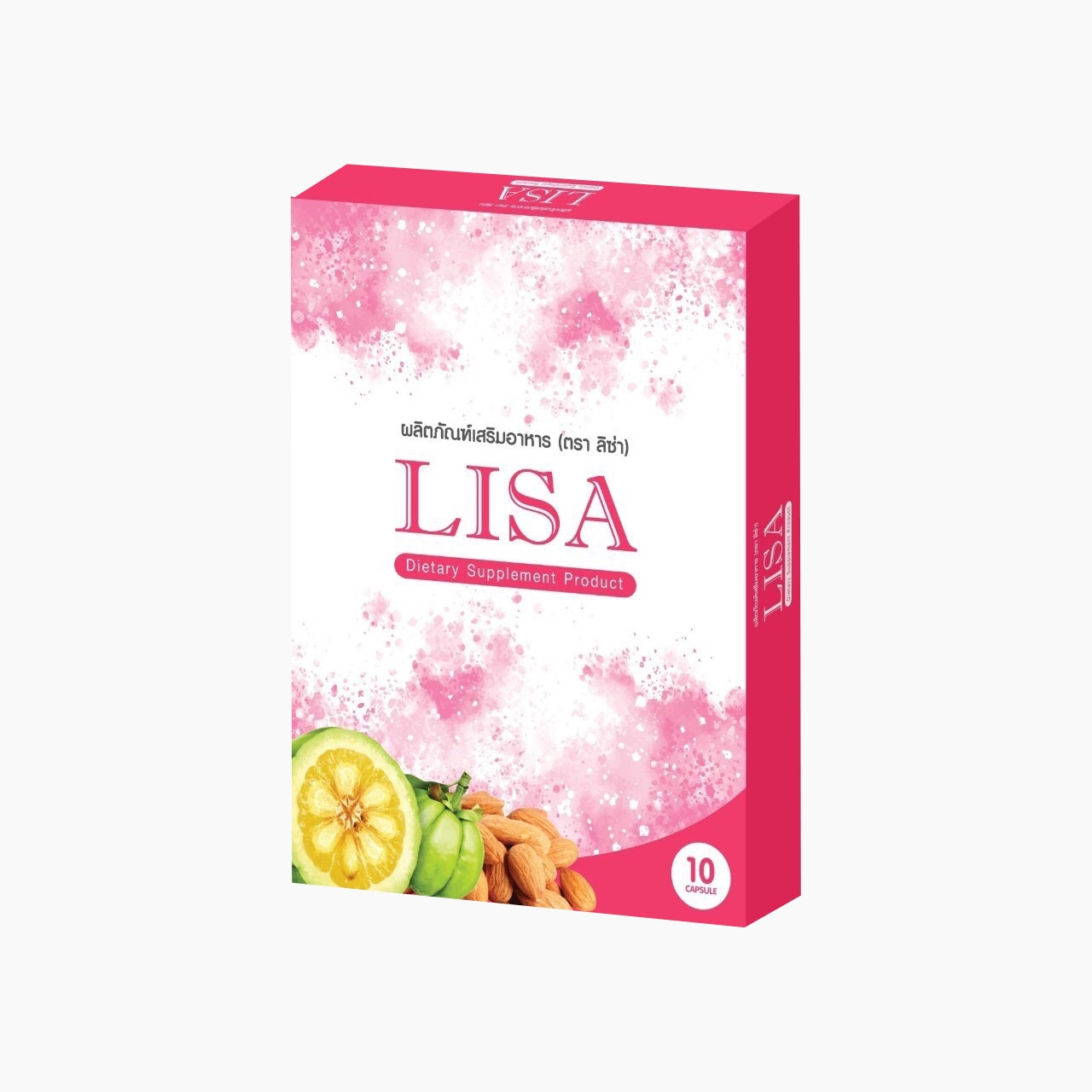 LISA ลิซ่า (1 กล่อง) แพ็คเกจใหม่ waisty อาหารเสริม ลดน้ำหนัก คุมหิว อิ่มuาu