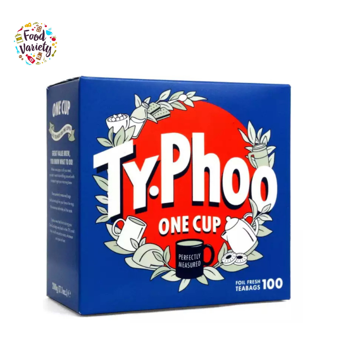 Typhoo One Cup 100 Tea Bags 200g ไทพู วัน คัพ ชา100 ถุง 200กรัม