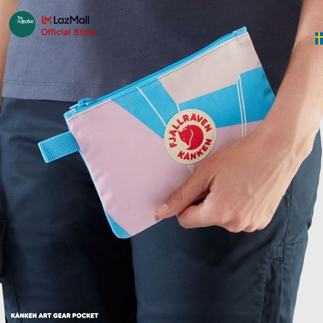 Fjallraven/Kanken Art Gear Pocket กระเป๋าเอนกประสงค์ กระเป๋าจัดระเบียบ ทรงแบน กระเป๋าเก็บของอเนกประสงค์ ใส่เครื่องเขียน