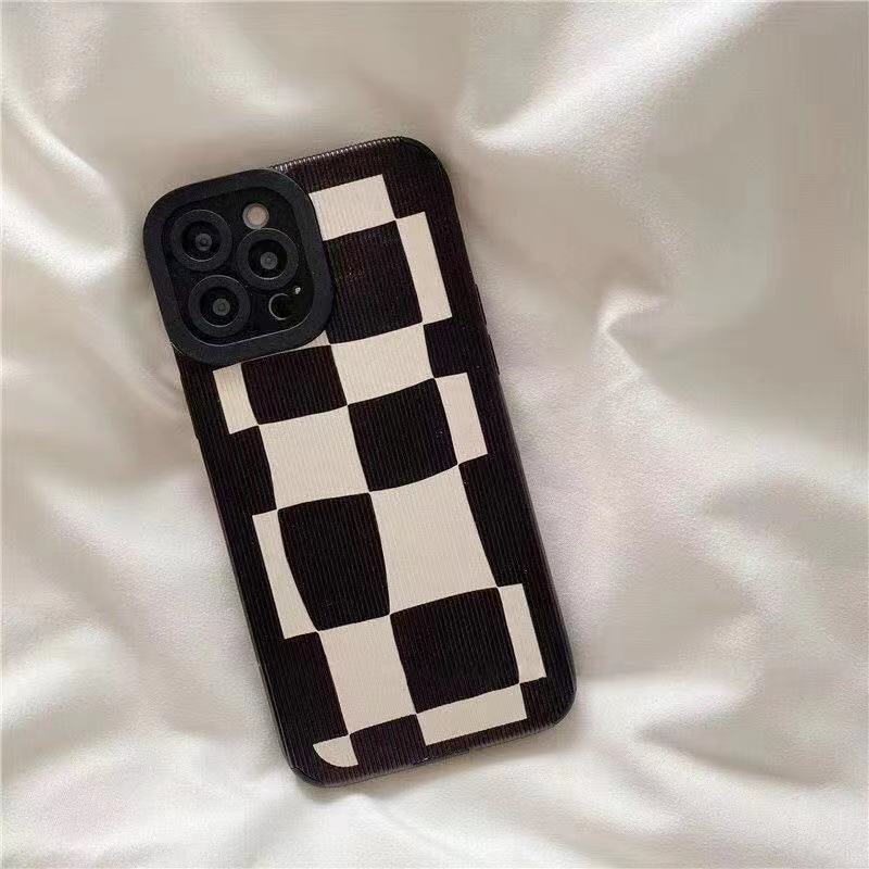 【คลังสินค้าพร้อม】 Casetify Checkered Case for IPhone 13 Pro Max Case/ 12/ 11/ XS/ XR/ X/ 8/ 7/ 6