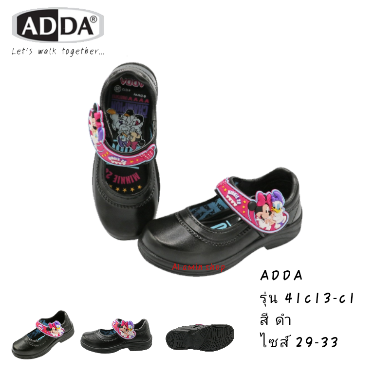 รองเท้านักเรียน ADDA มิกกี้เมาส์ 41c13 (หญิง)