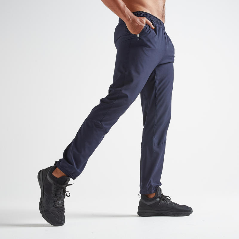 กางเกงขายาวสำหรับการออกกำลังกายแบบคาร์ดิโอรุ่น FPA 500 (สีกรมท่า)รองเท้าและเสื้อผ้าสำหรับผู้ชาย