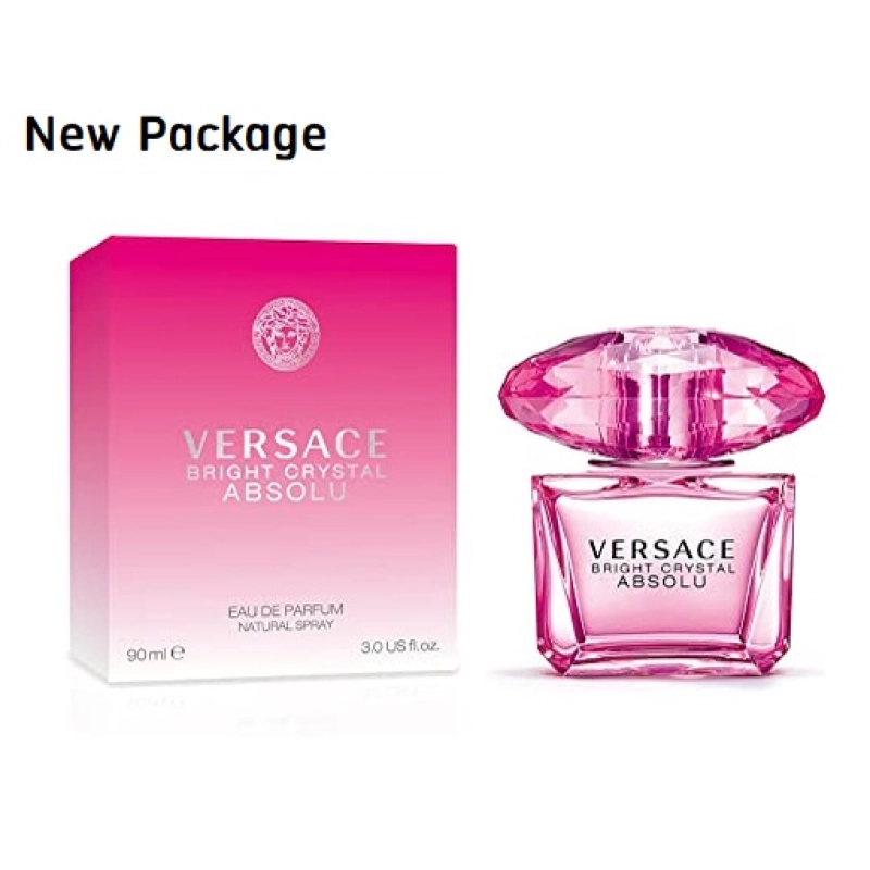 ภาพหน้าปกสินค้าแท้กล่องซีล New Package Versace Bright Crystal Absolu EDP 90ml จากร้าน Beauty Studio Shop บน Lazada