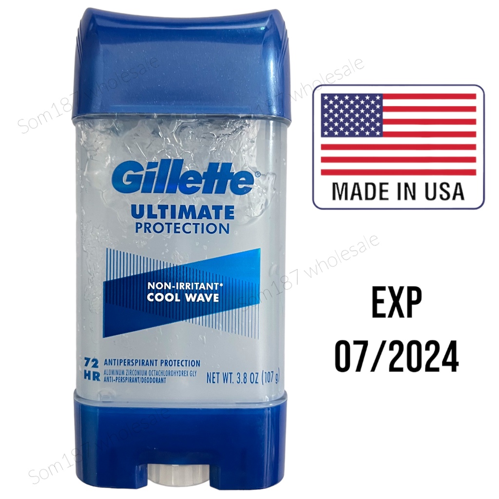 Gillette Ultimate Protection clear gel cool wave 3.8 oz(107g) | Lazada ...